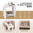 Karry Solid Wood Top End Table-1977872648