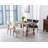Mid Century Upholstered Dining Chairs Side Chairs Farmhouse Dining Chair with Wood Legs-1910603097
