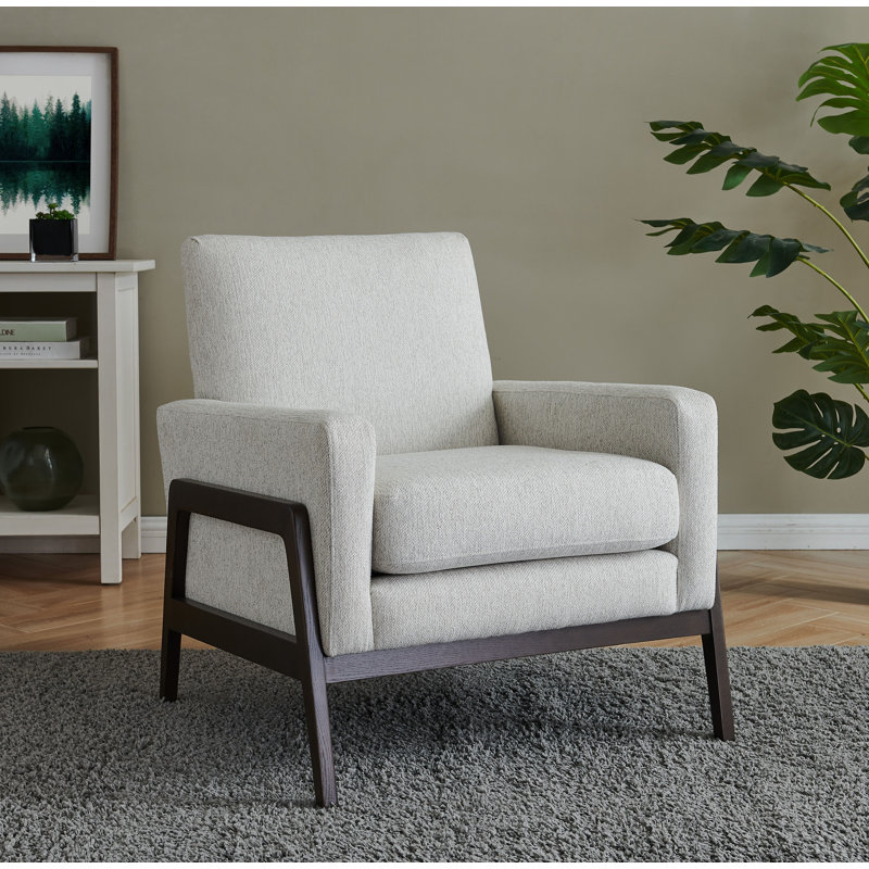 Chuck Upholstered Armchair, Beige 
