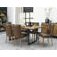 Phillippi Extendable Metal Base Dining Table-1520786360