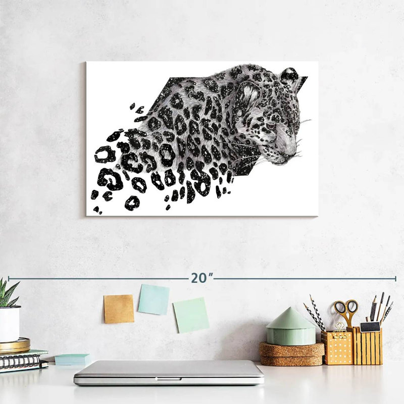 Brampt Cosmic Leopard, 8" H x 12" W