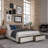 Parma Upholstered Faux Leather Platform Storage Bed-797427590-674103340