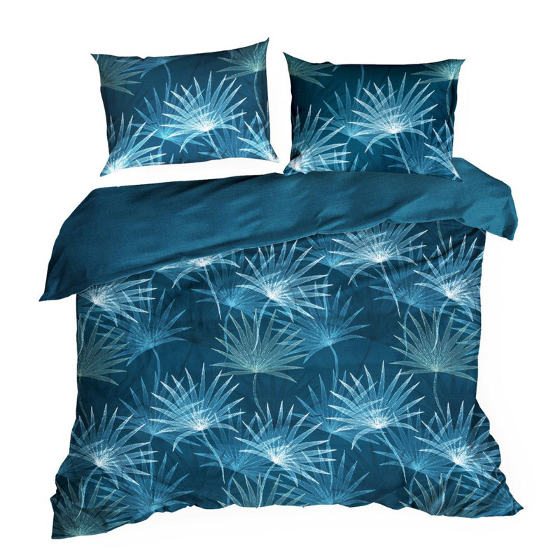 Cotton Floral Duvet Cover with Pillowcases