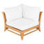 Limited 100 Outdoor Teak Corner Wedge Lounge Chair
