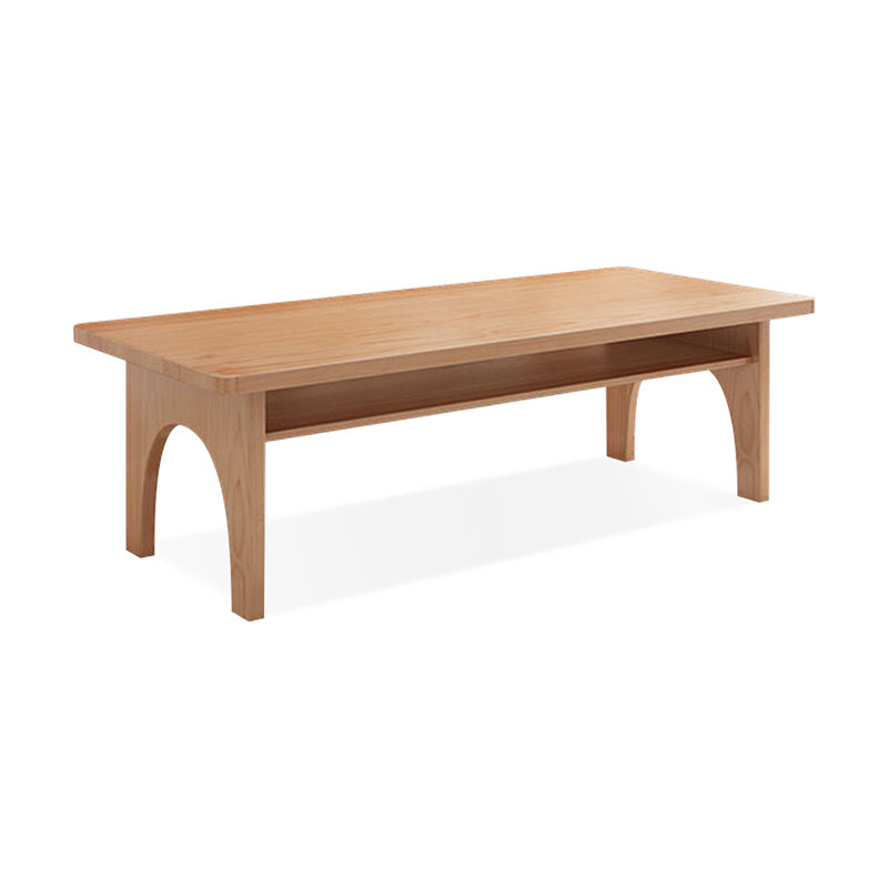 Brown Rectangular Solid Wood desk, 29.53" H x 94.49" W x 39.37" D