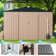 10 ft. W x 10 ft. D Metal Storage Shed