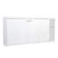 Lit escamotable simple avec bibliothèque, blanc