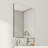  New York 72" X 30" Rectangular Teak Wooden Framed Mirror