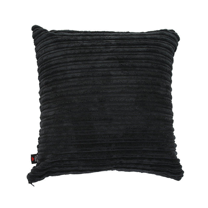Moorebank Square Cushion, 55 x 55cm, Black