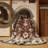 Machine Washable Overdyed Brown Area Rug-1972958734