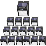 16 Pack 30 LED Solar Motion Sensor 3 Models Light IP65 Waterproof Outdoor Light For House