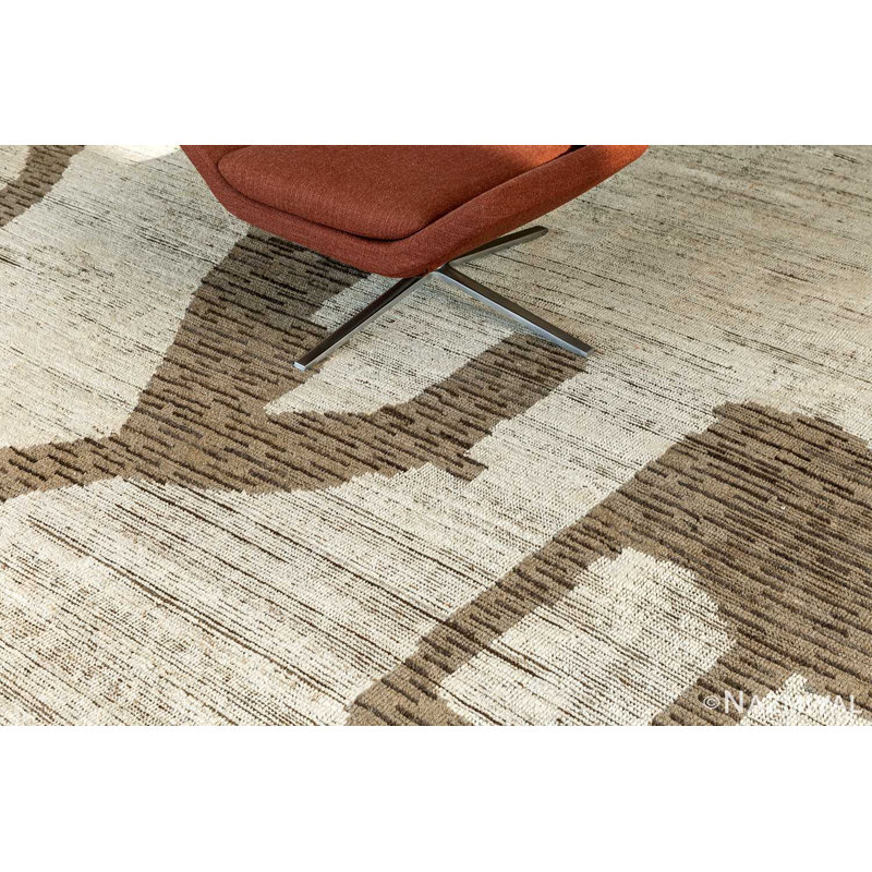 Tapis moderne délavé inspiré de la nature