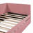 Upholstered Daybed With Trundle Sofa Bed Frame No Box Spring Needed, Linen Fabric-1375427353-1375427359