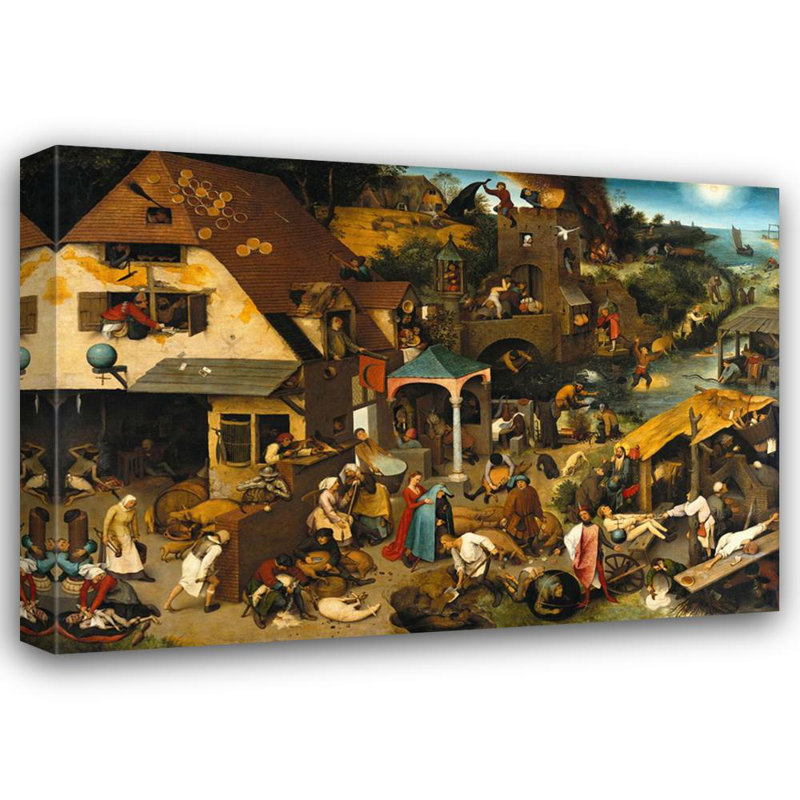Netherlandish Proverbs, 17" H x 24" W