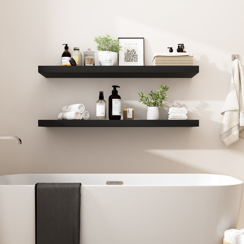 Critchfield Floating Shelf, 2" H x 47.2" W x 11.8" D