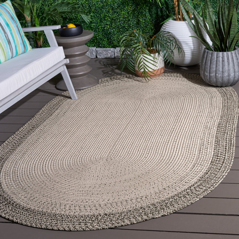 Tapis tissé à la main tressé à la main 283 Performance, Ovale 5 pi x 8 pi