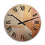 Horloge murale en bois massif Powersville-1026096224