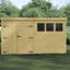 12 Ft. W x 4 Ft. D Shiplap Pent Wooden Shed