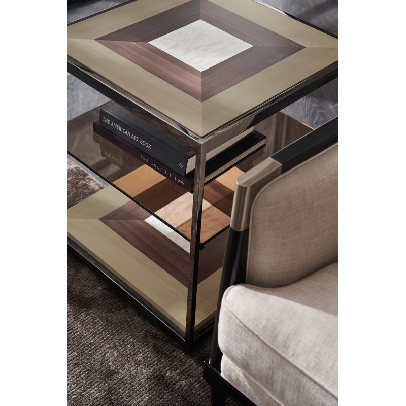 Caracole Classic Solid Wood End Table
