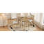 Space Saving Extendable Dining Table Sets(Must include both Table and Chair), MDF Wood Modern Small Kitchen-586548160
