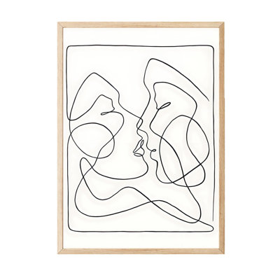 Peinture décorative encadrée