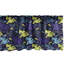 Ambesonne Nautical Valance Pack of 2 Grunge Shark Silhouettes Indigo Multicolor