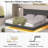 Glyniss Floating Upholstered Metal Platform Bed-70255337