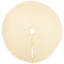 Knitted Sweater Tree Skirt With Braided Border - 60" - Cream