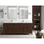 Sonoma X P 22 po Meuble-lavabo double en noyer foncé D-108212750
