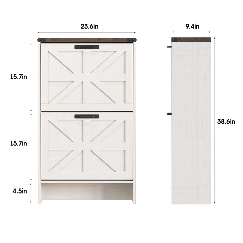 Armoire à chaussures, Blanc