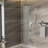 Shower With Waterfall Tub Spout: 16 Inch Ceiling Mount, Brushed Nickel, Handheld & Single Hole Inlet System In Nickel: Spout, Shower, -balanced Valve-118036839
