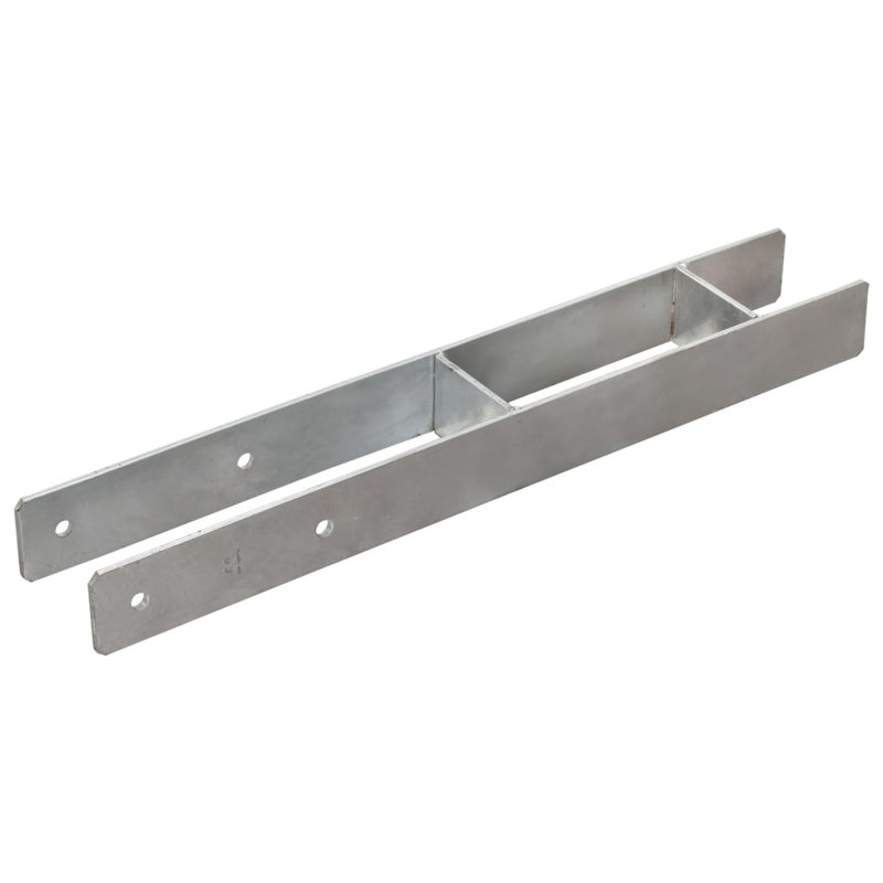 Floy Symple Stuff Silver Metal Mounting System for Posts, 60cm H x 8cm W x 15.2cm D