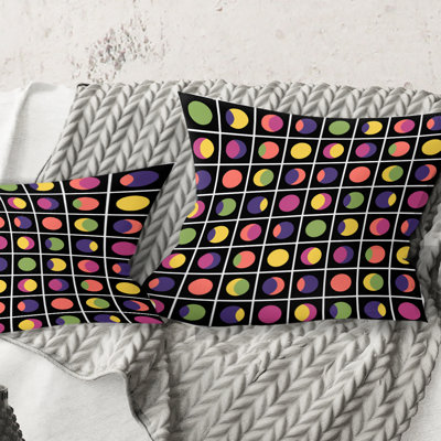 Coussin Retro Retro Circular Moons - Mid-Century