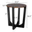 Table d'appoint en bois massif ACACIA