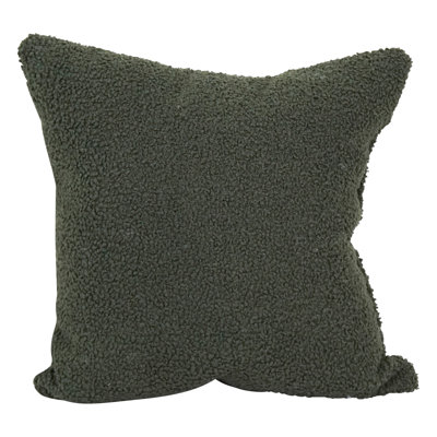 Coussin décoratif en fourrure de polyester 17 pouces
