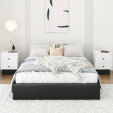 Bret Upholstered Storage Bed with 3 Drawers
