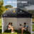 Commercial 10 Ft. W x 10 Ft. D Instant Canopy Pop Up Tent with Center Lock-108466746