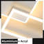 Acrylic LED Semi Flush Mount-387086008