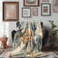 Beige Petals - 1 pièce Sherpa Premium-101983560