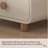 Modern Nightstand with 2 Sliding Drawers, Minimalist Wooden Bedside Table with Microfiber Leather, Small Storage for Bedroom