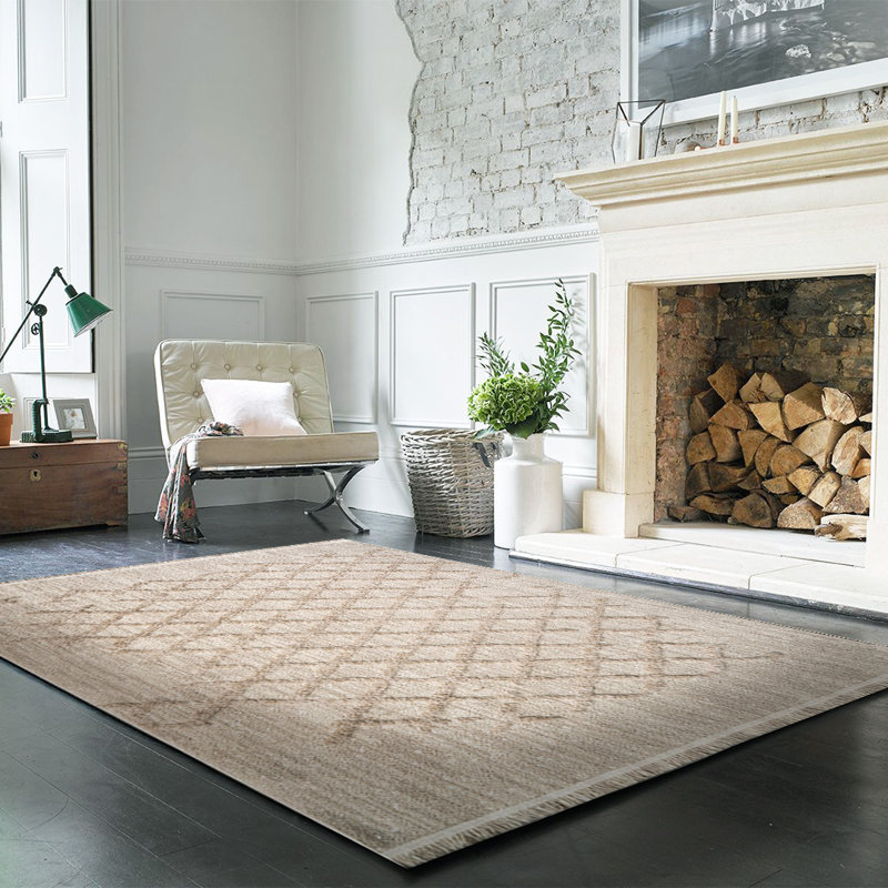 Tapis en coton Jurjen, Rectangle 3 pi 4 po x 6 pi 7 po