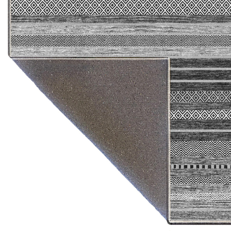 Tapis en coton Dianna, Tapis de couloir 3 pi 11 po x 16 pi 5 po