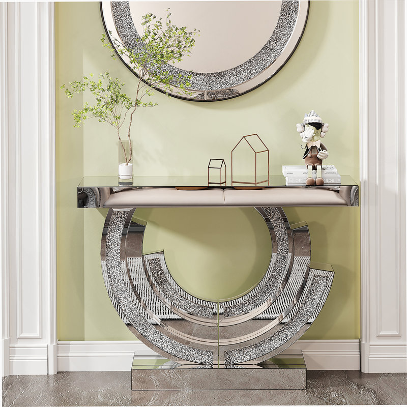 Console en miroir pour le salon