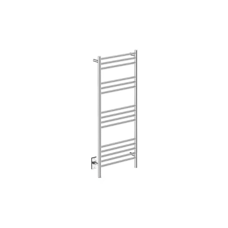 Natural 15 Double Wall Mounted Towel Rack, 48.5" H x 20" L x 4.5" D, Polished Stainless Steel