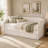 Twin Size Velvet Upholstered Daybed with 2 Storage Drawers, Nailhead Trim Sofa Bed Frame