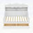 Twin Daybed With Storage Drawers,Wooden Headboard Shelving-1145838513