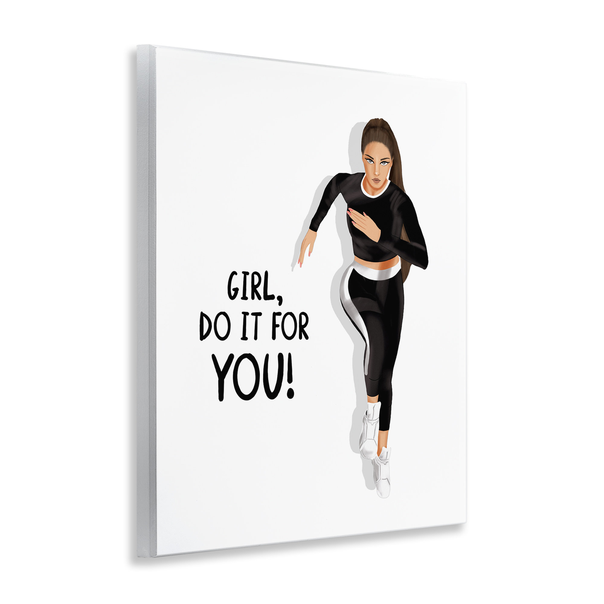 Saba Rauf Dakota Fields Do It For You Girl Wall Plaque Art by Saba Rauf - Wayfair ...