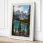Alpine Lake Wilderness Scandinavian - Wrapped Canvas-1956398653-1956398655