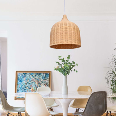 Karinne 1 - Light Natural Dome Pendant