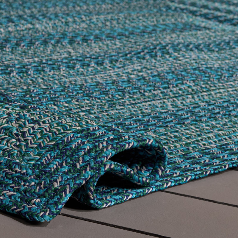 Braided 265 Hand Woven Performance Machine Washable No Pattern Rug, Rectangle 3' x 5'